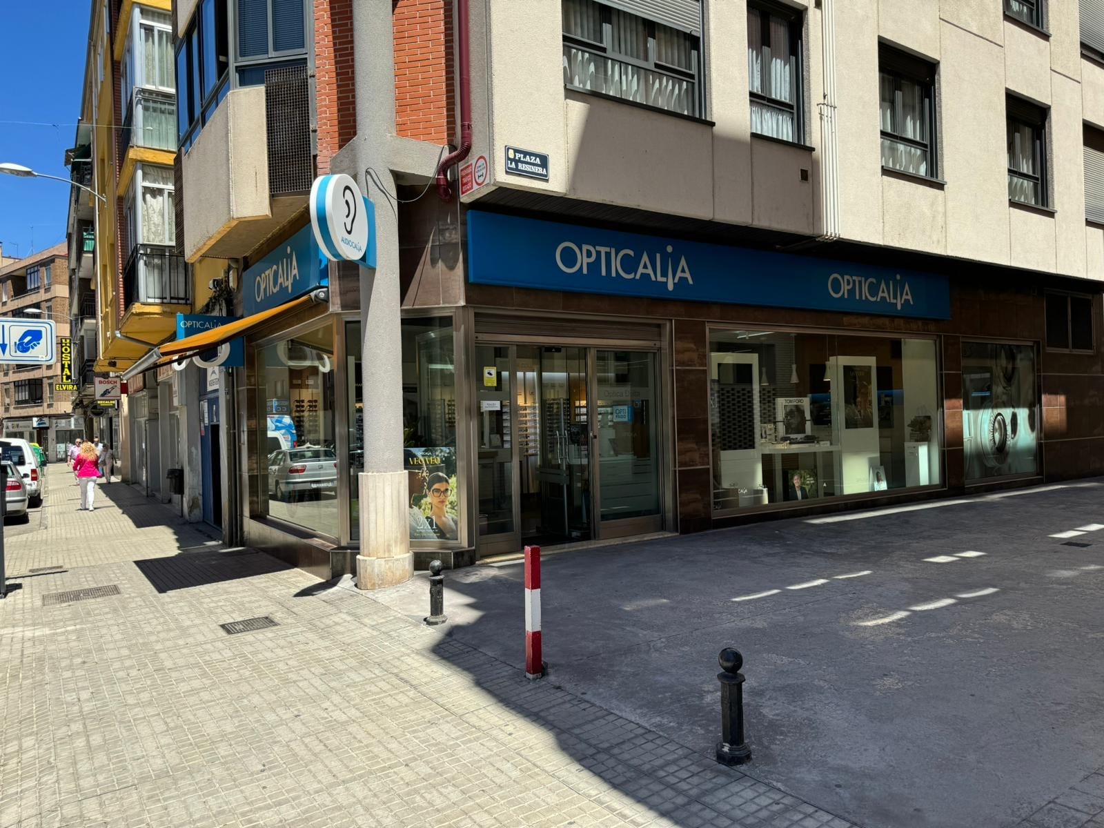 Ubicación de Opticalia Delta, en calle Burgo de Osma