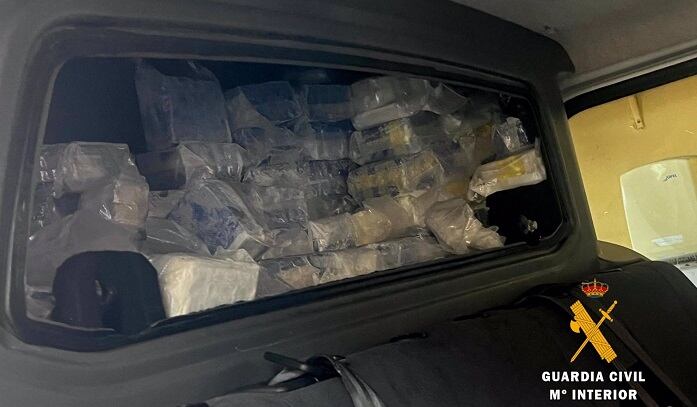 Alijo intervenido por la Guardia Civil