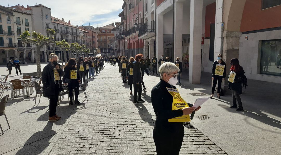 El sector volvió a reivindicarse en la Plaza Mayor