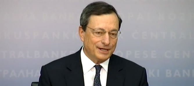 El presidente del Banco Central Europeo (BCE), Mario Draghi