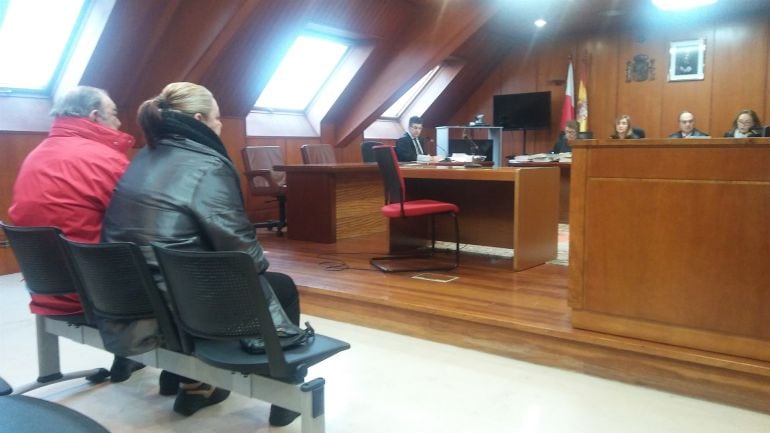 Acusados durante el juicio.