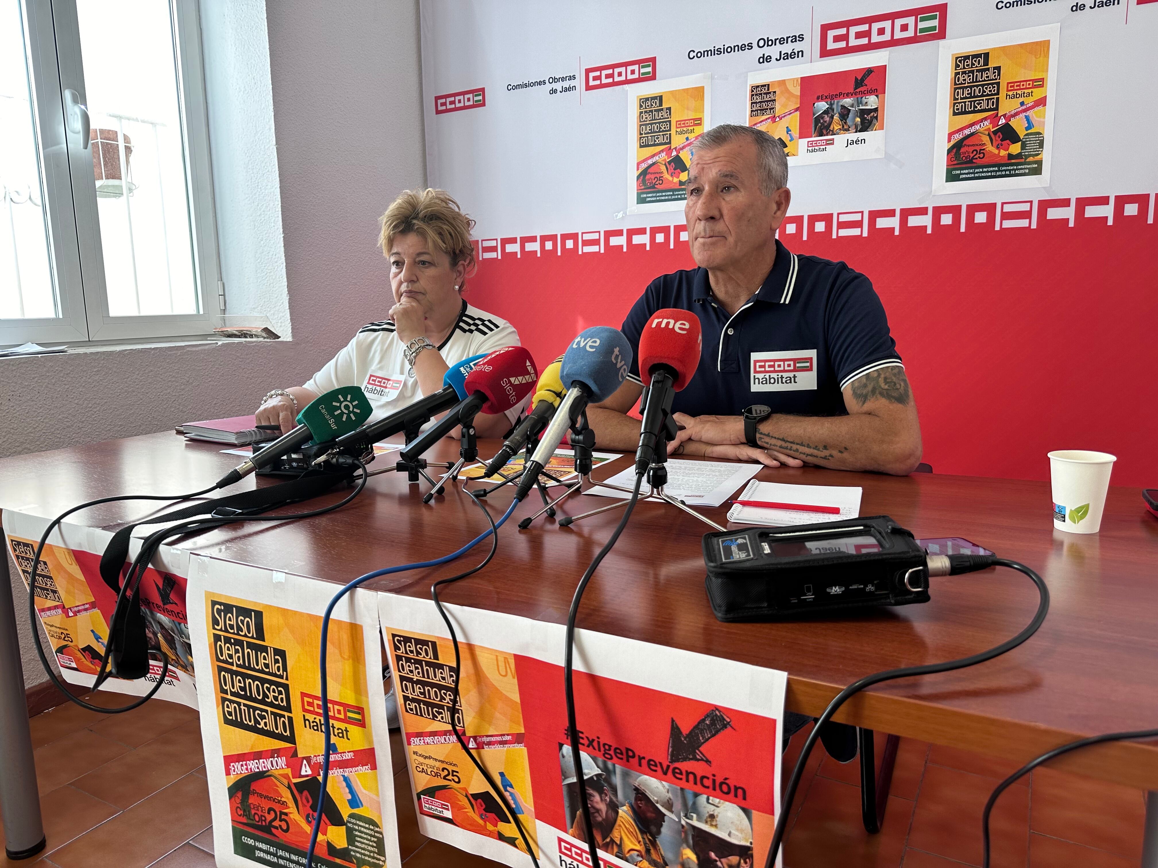 CCOO denuncia el incumplimiento de la jornada intensiva en el sector de la construcción.