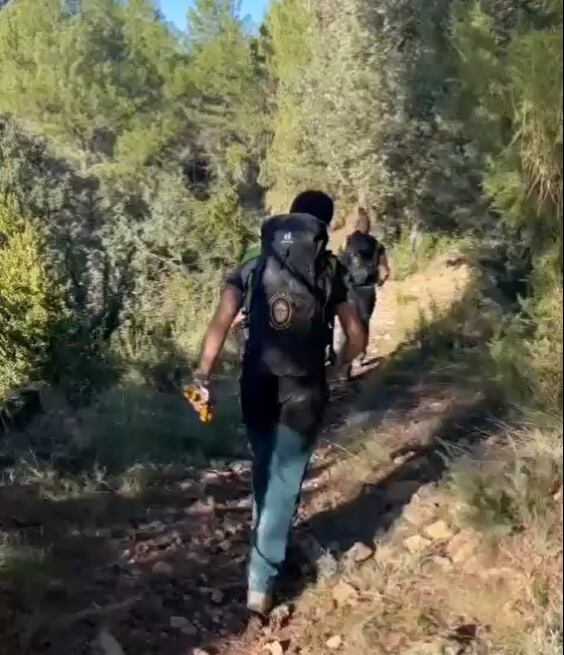 Dispositivo de búsqueda de la Guardia Civil en La Fueva