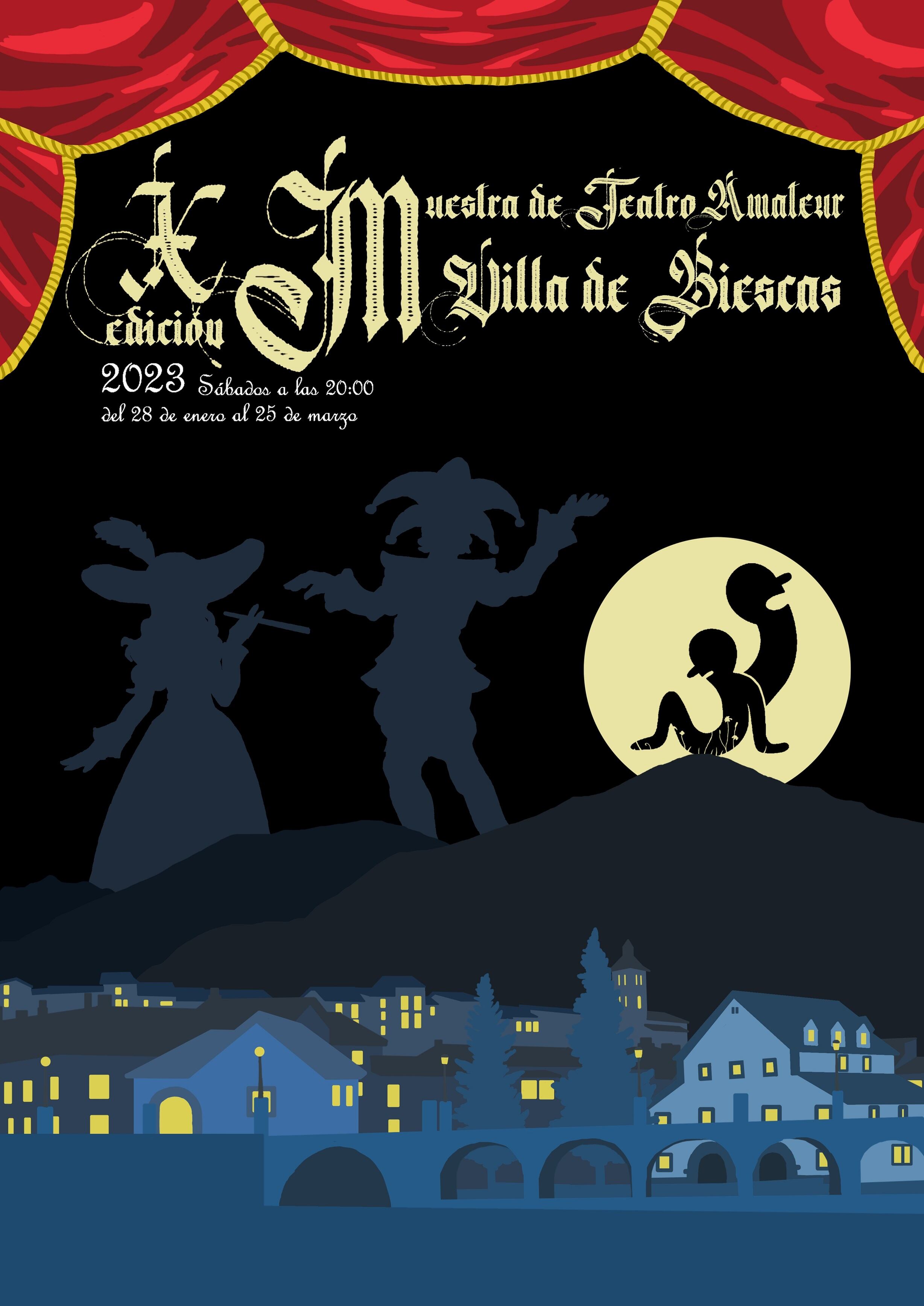 Cartel de la Muestra de Teatro de Biescas