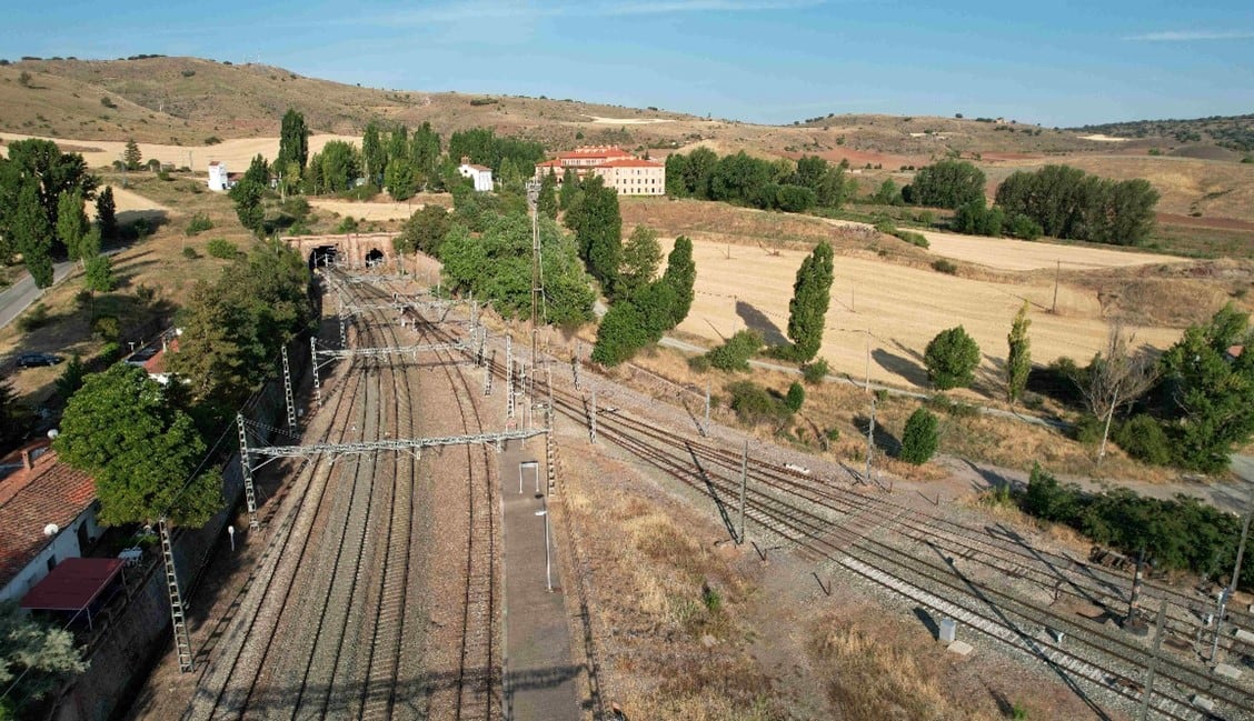 Accesos al túnel de Torralba.