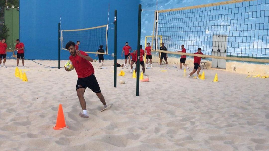 La plantilla del Eldense intensifica su trabajo de pretemporada