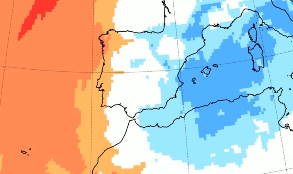 La Aemet avisa de que a partir del domingo llegará una masa de aire frío que traerá un descenso térmico acusado y heladas generalizadas, incluso cerca de la costa.