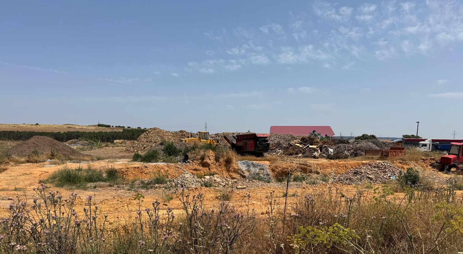 Instalaciones de la planta de reciclado de Piedralba