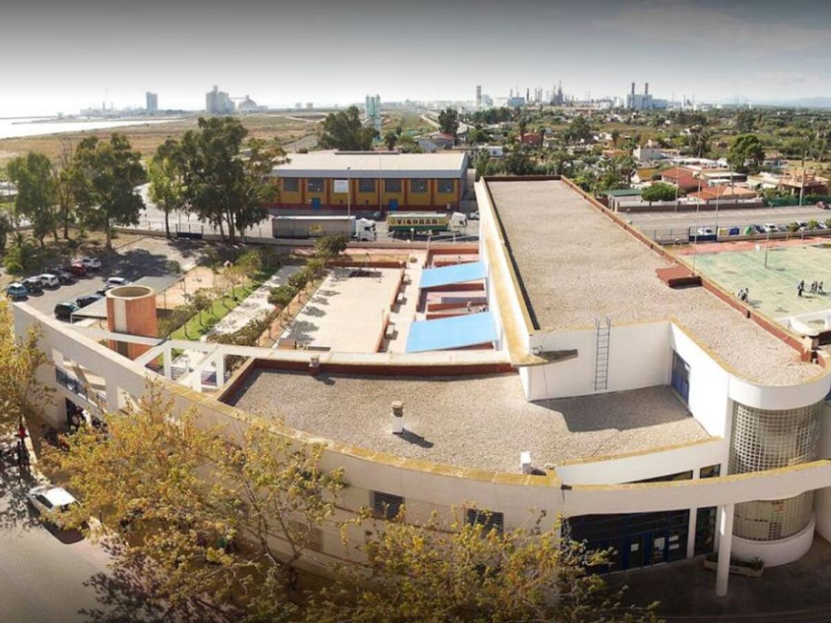 Nueva estación de medición de la calidad del aire en el colegio La Marina del Grao