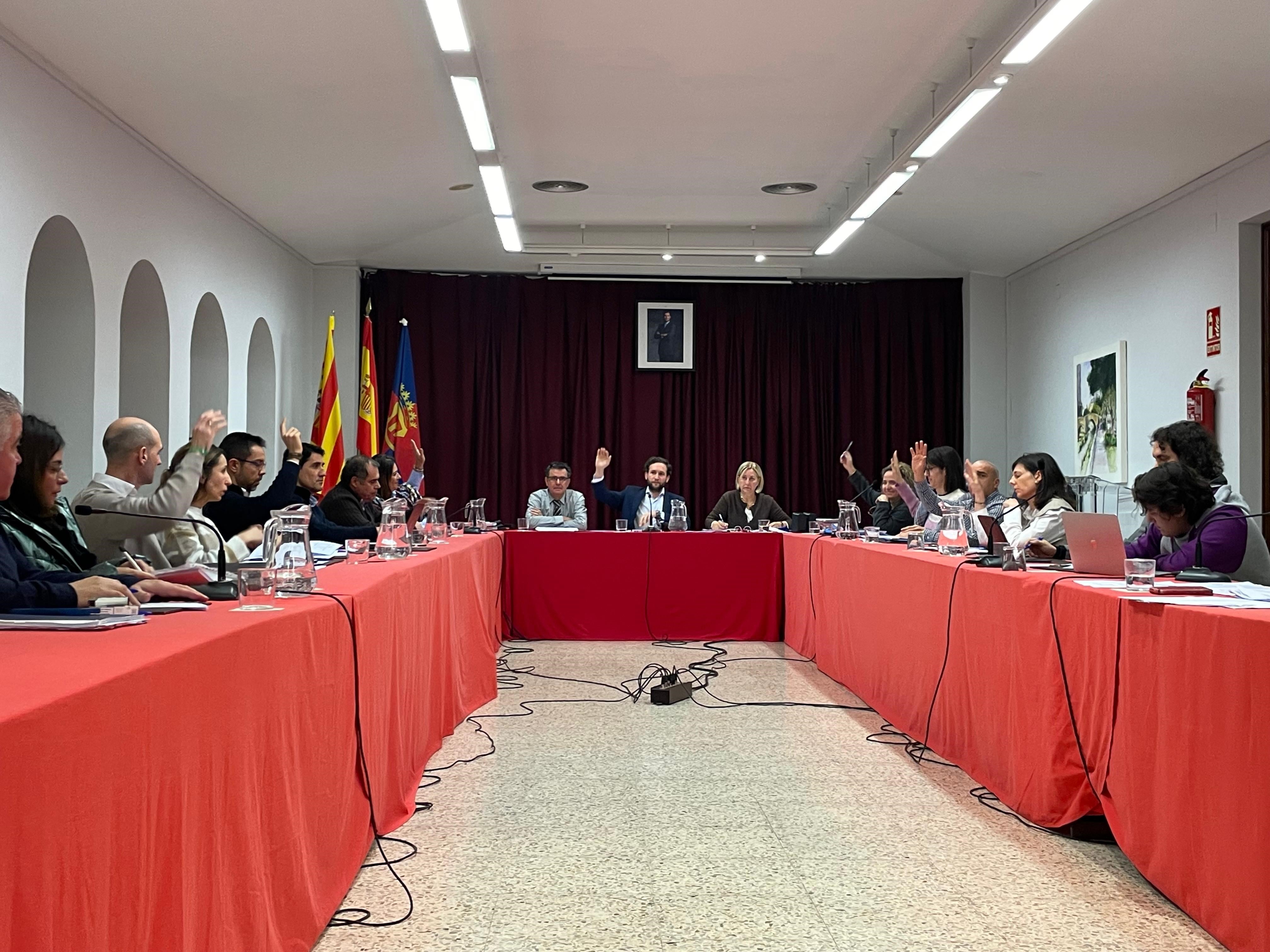 El pleno del Ayuntamiento de Monzón ha aprobado el presupuesto de 2025. Foto: Ayto. de Monzón