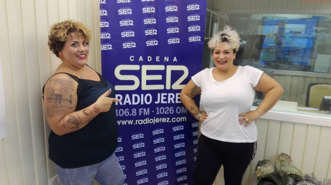 Sonia y Miriam, de Up Curvy, este lunes en los estudios de Radio Jerez-Cadena SER