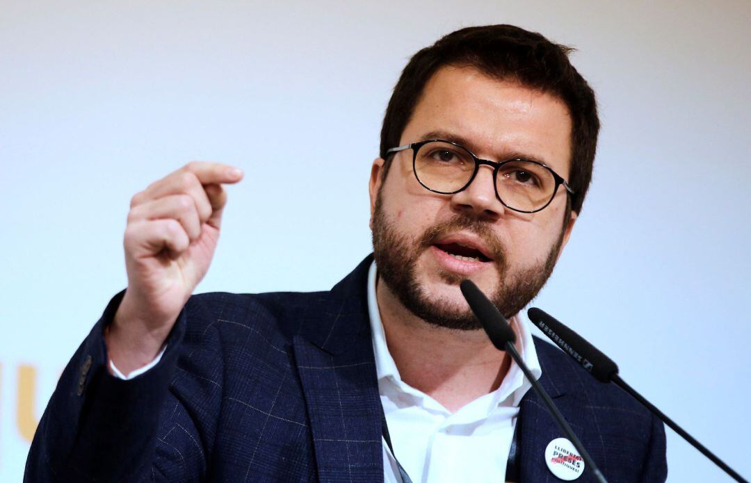 Pere Aragonès, aquest dissabte a Barcelona