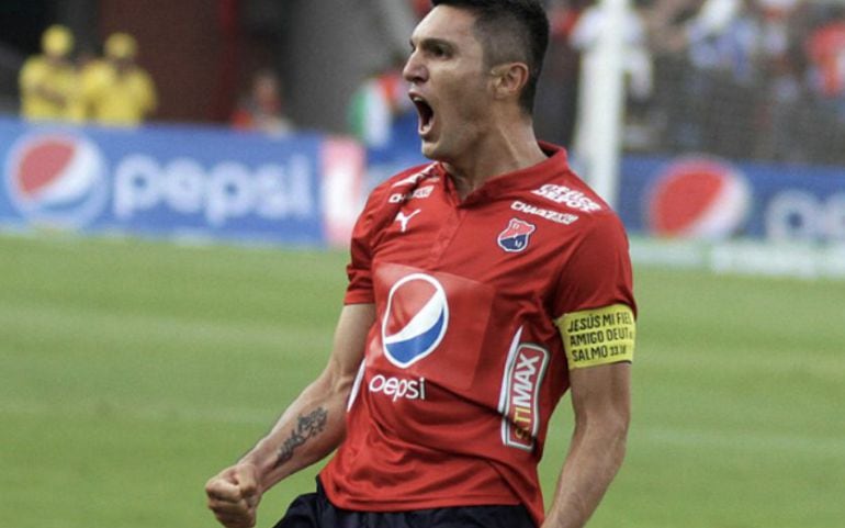 El centrocampista Daniel Torres, durante un partido con Independiente de Medellín.