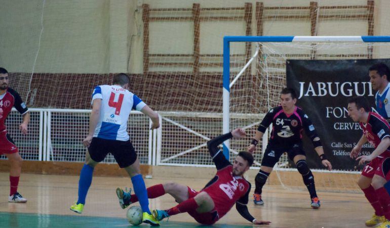 Rubi durante un partido de esta temporada