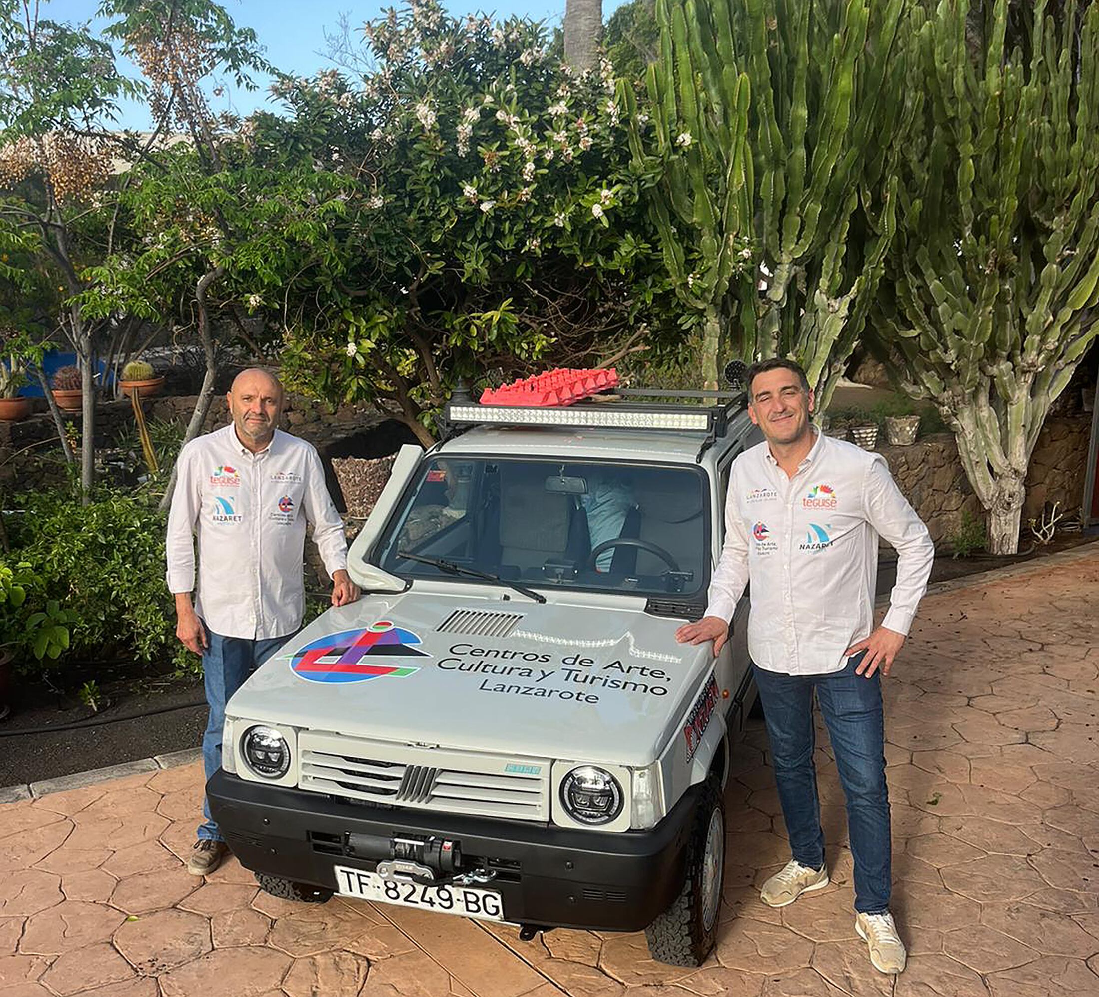 Luis E. Ferrer y Pedro Padrón, rumbo a la XVIII edición de la Panda Raid en Marruecos