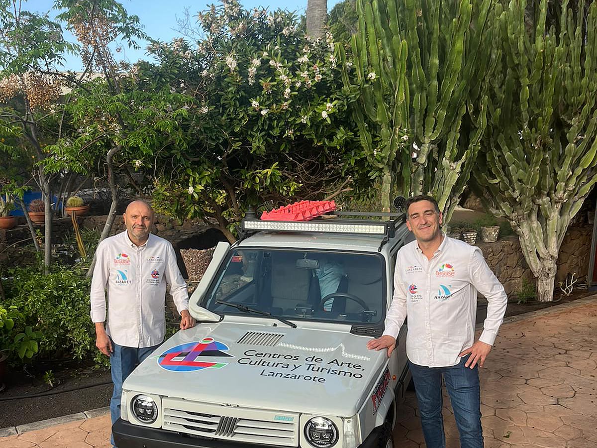 Dos lanzaroteños y un Panda 4x4, de nuevo rumbo al desierto de Marruecos