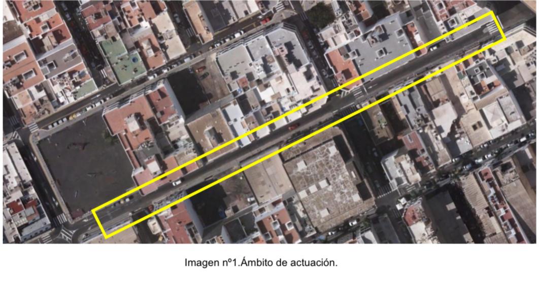 Plano de la intervención prevista.