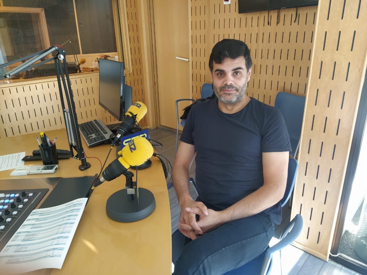 Un dels integrants de DenunciAND, Bruno Lopes, al programa Aquí Andorra.