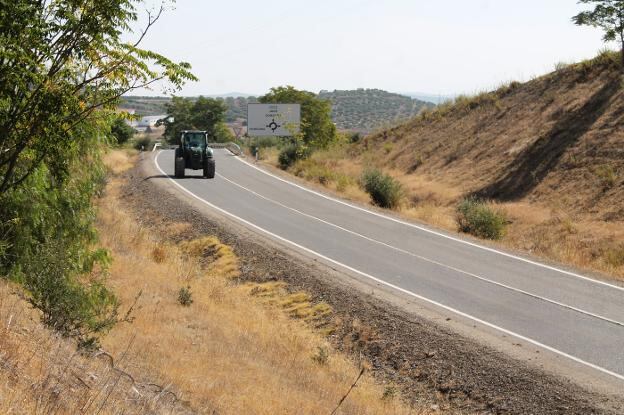 Carretera A-306 en la que se produjo el accidente mortal.