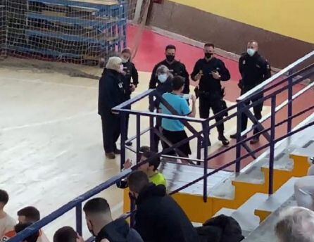 La Policía Ncnal. hizo acto de presencia