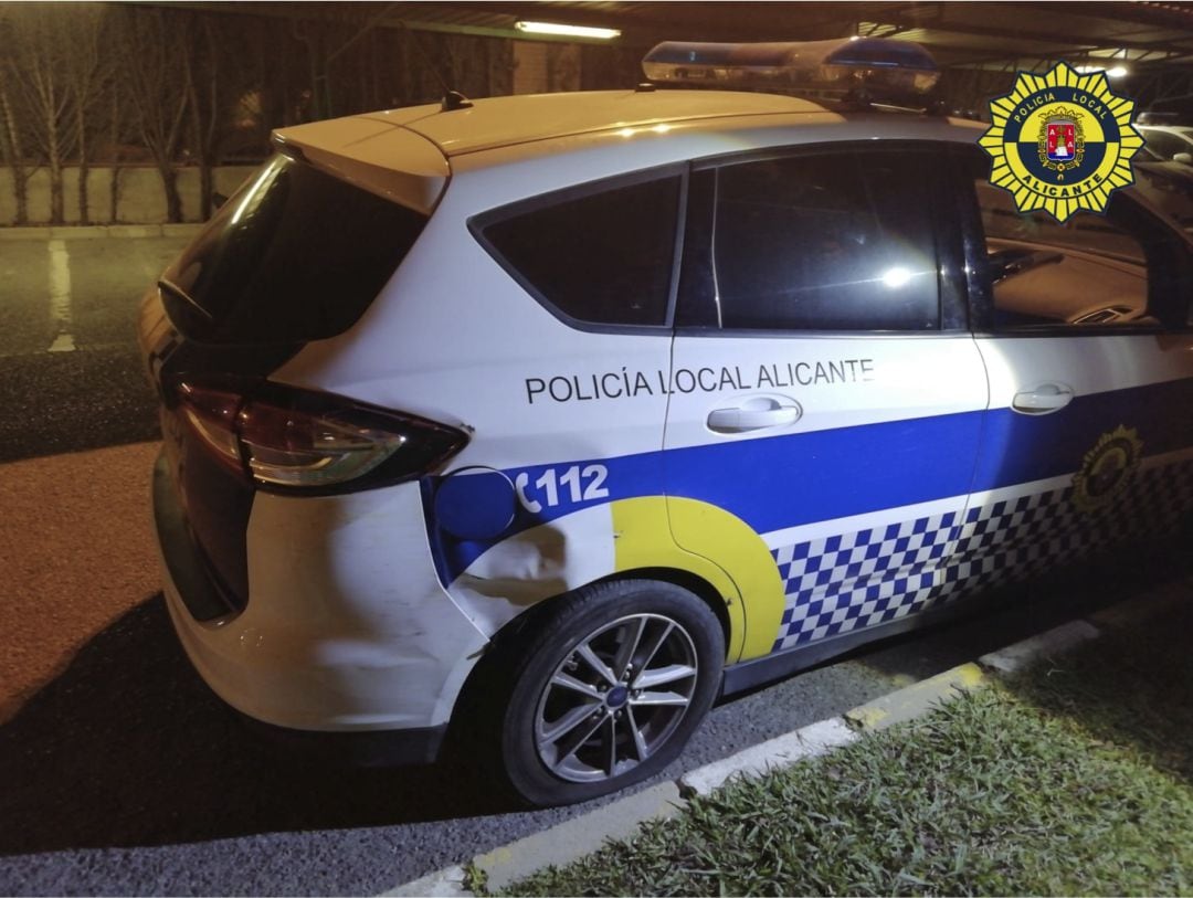 Imagen del vehículo de la Policía Local de Alicante