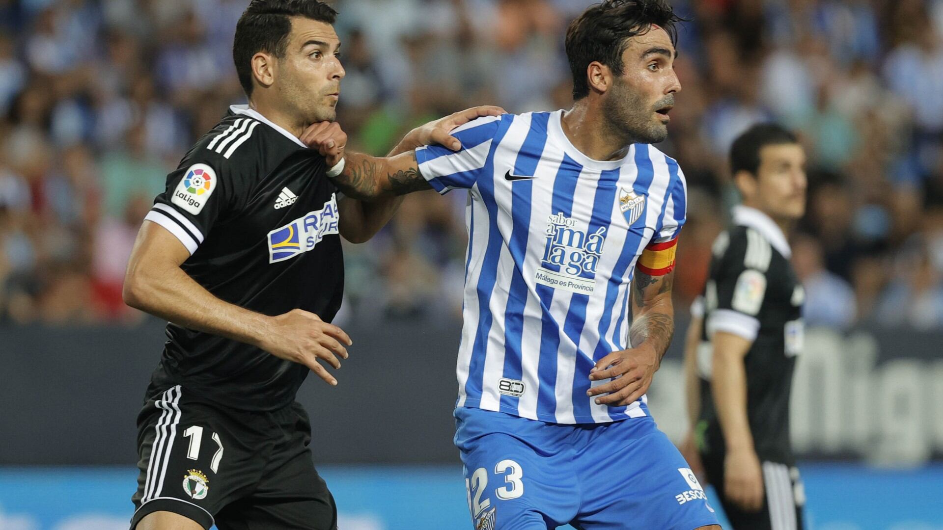 Escassi, en una acción ante el Burgos