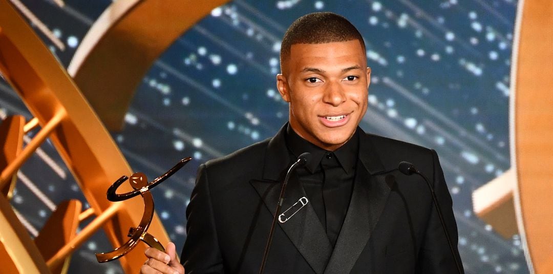 Mbappé, durante su discurso