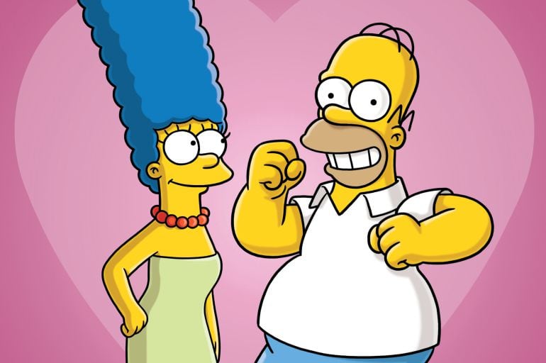 Homer y Marge Simpson