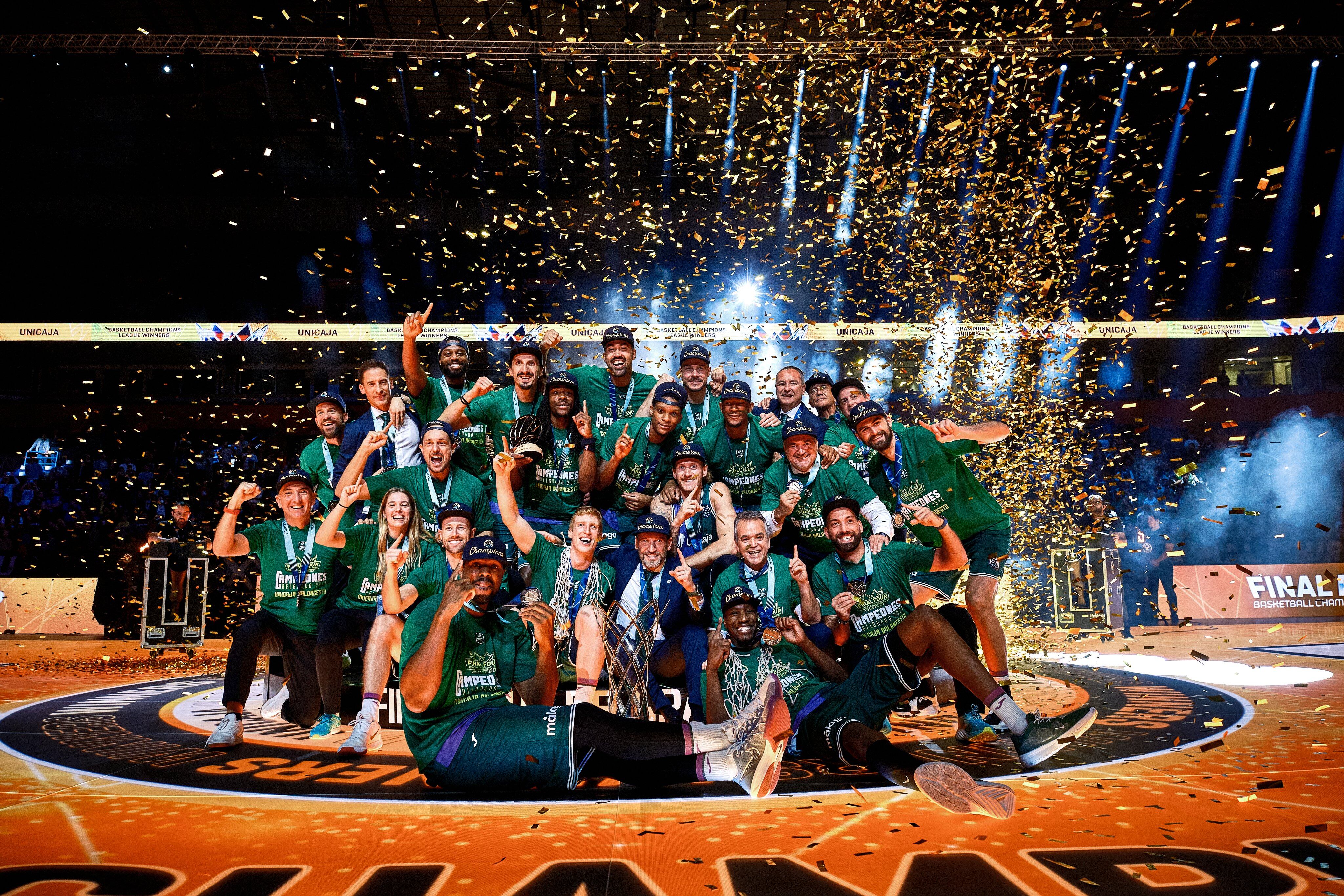 L'Unicaja Málaga, actual vencedor de la BCL