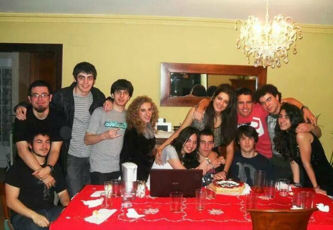 Mikel Arzak, de pie, a la izquierda