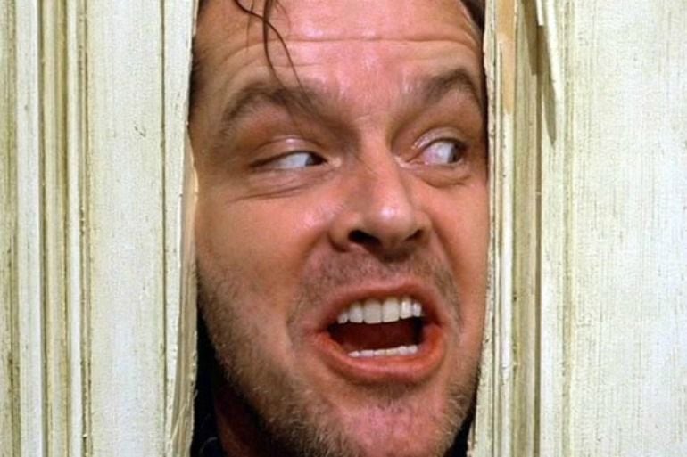 Jack Nicholson en &#039;El resplandor&#039;, de Stanley Kubrick.