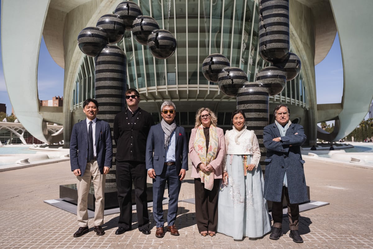 Inauguración de ‘Genoma y estructura escultórica’, del artista Park Eun Sun