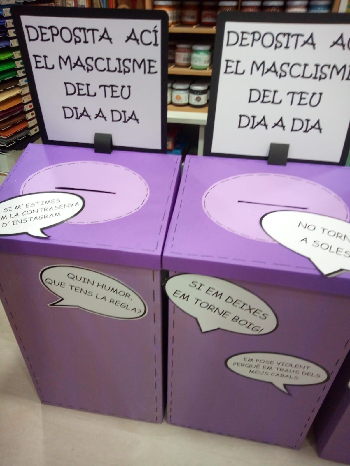 Buzones contra la violencia machista