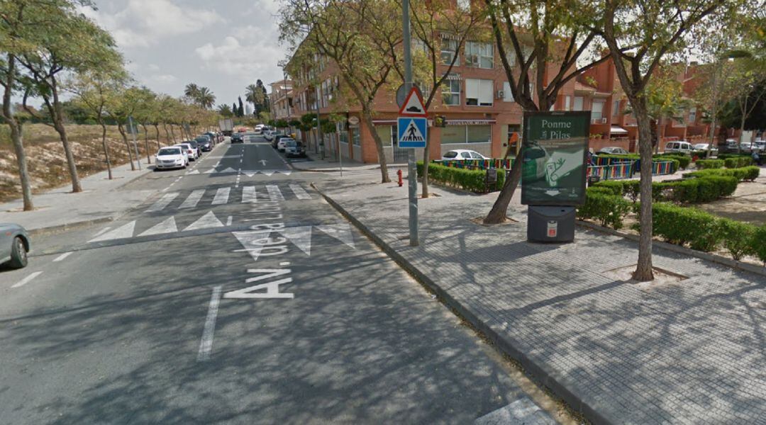 Imagen de la avenida de la Libertad, en Guadalupe, localización de los hechos