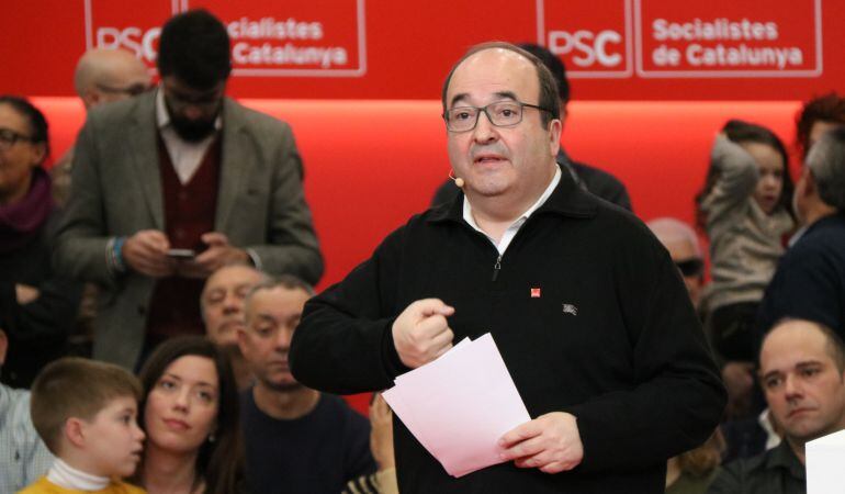 El primer secretario general del PSC, Miquel Iceta.