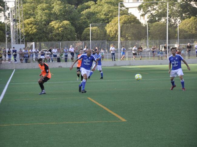 Imagen del partido que el Xerez CD jugó ante La Lebrijana
