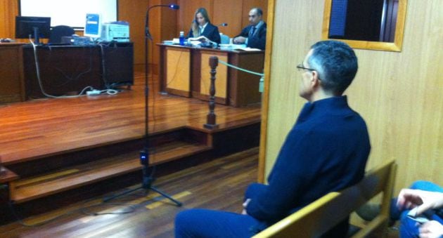 El acusado durante el juicio