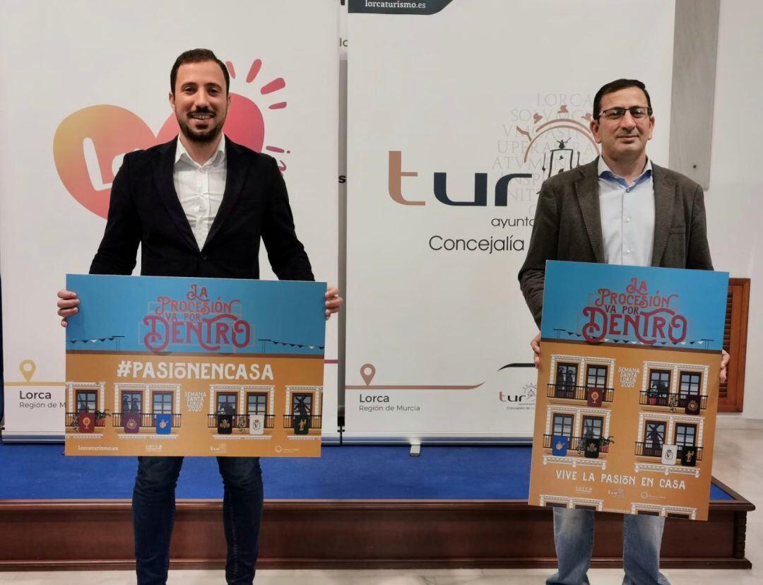 Los concejales de Turismo y Semana Santa