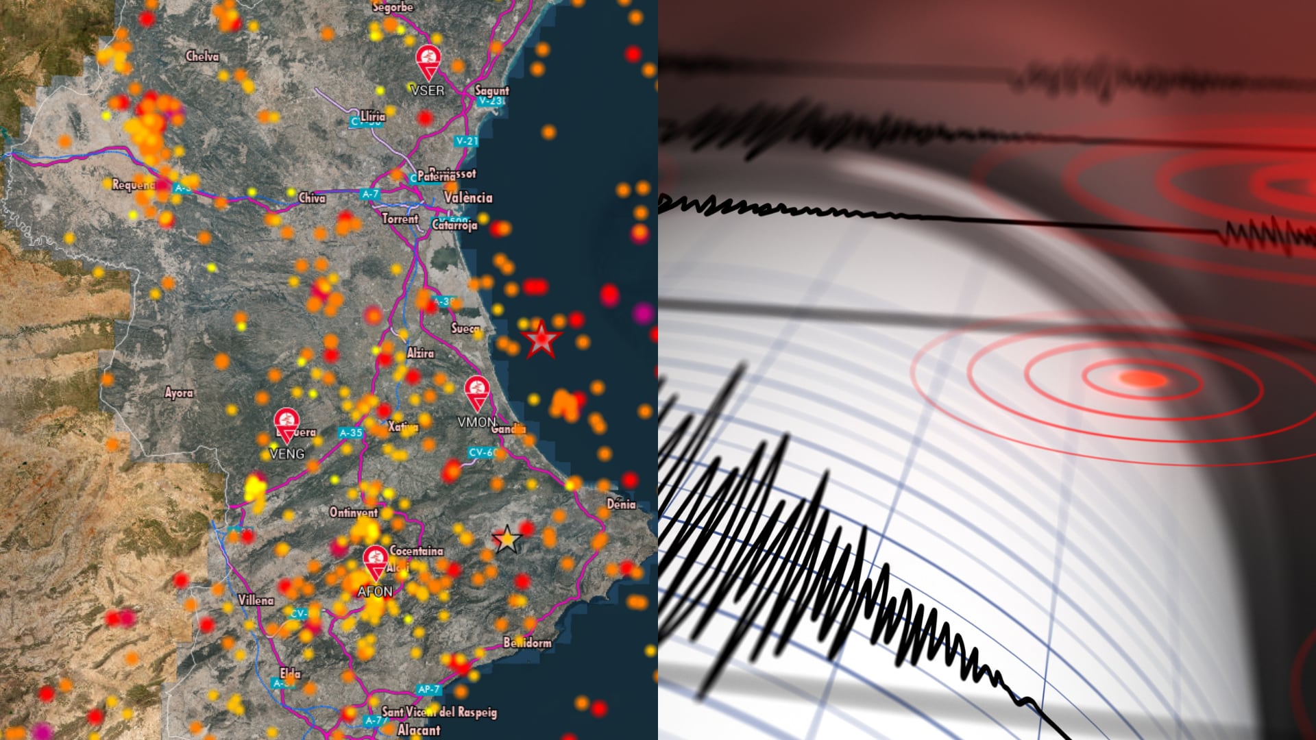 &quot;No notamos la mayoría de terremotos&quot;: la red sísmica valenciana registra casi mil desde 2022