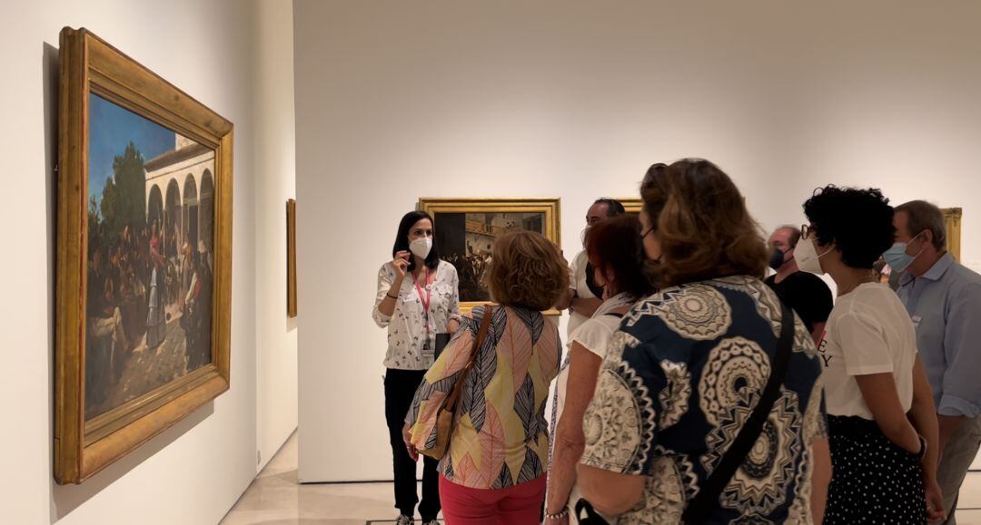 El proyecto se ha desarrollado durante tres meses en el Museo Carmen Thyssen de Málaga, donde ocho personas han empleado las obras de arte como herramienta terapéutica.