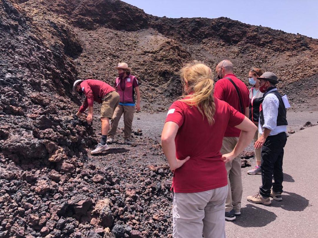 Una de las visitas a Timanfaya.