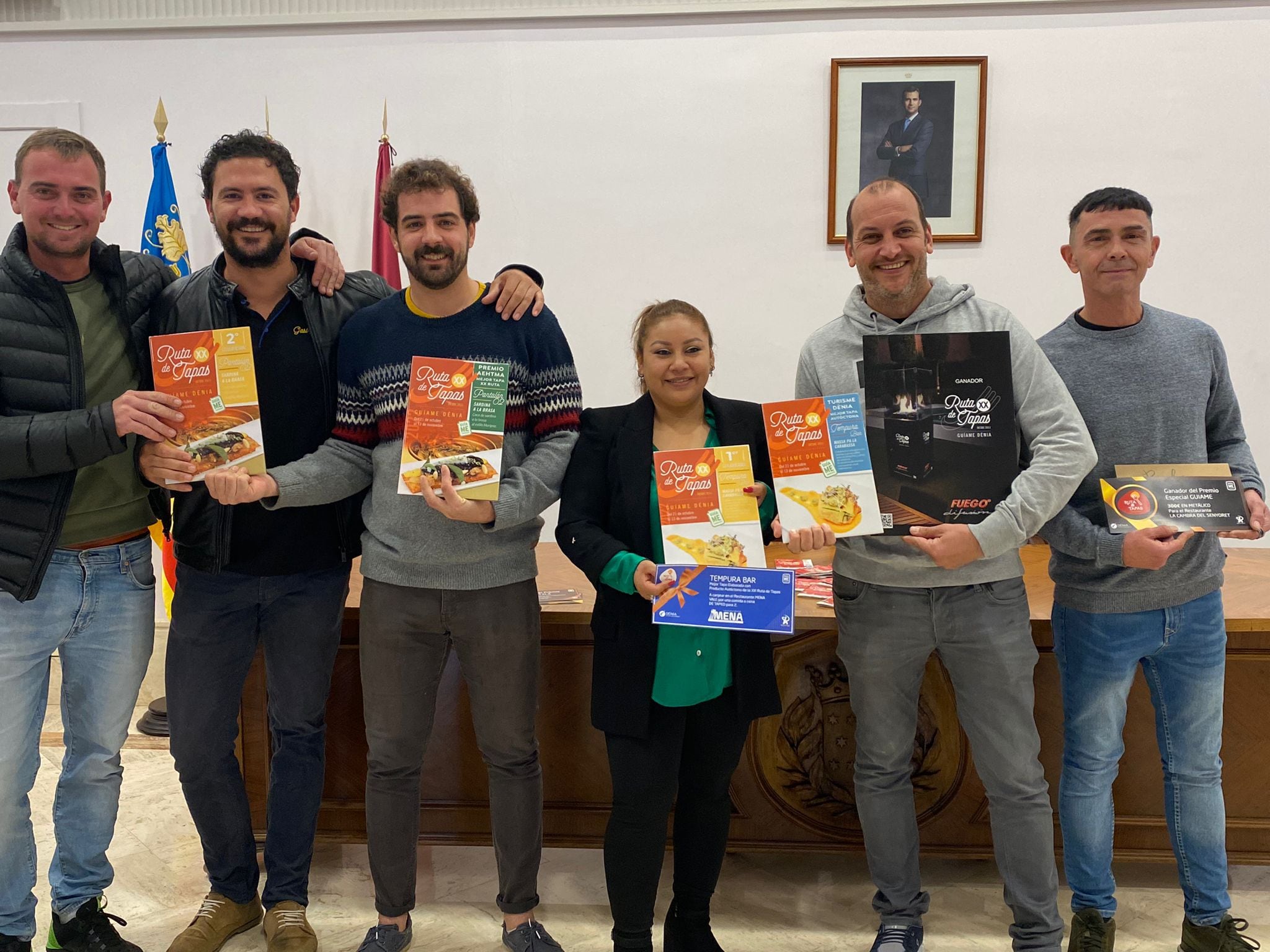 Ganadores de la XX ruta de tapas Dénia.