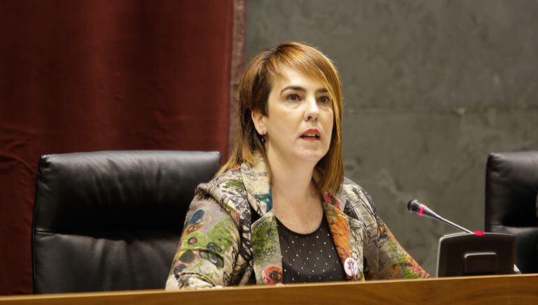 Ainhoa Aznárez, presidenta del Parlamento de Navarra