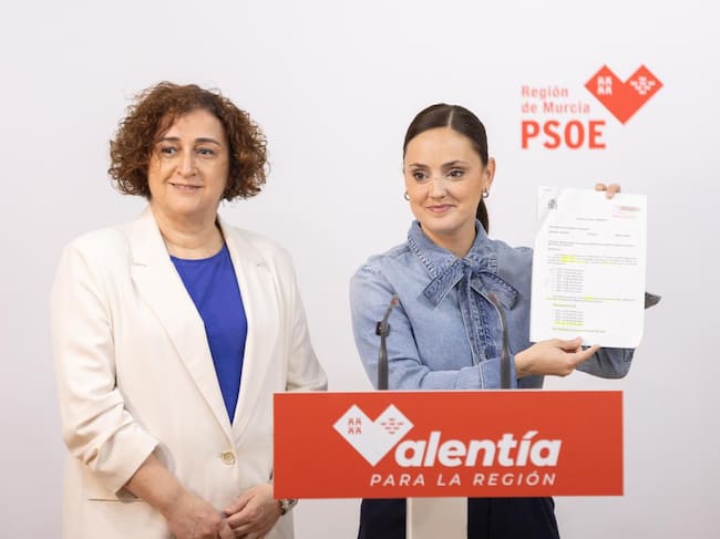 Las diputadas del PSRM en el Congreso Irene Jódar y Caridad Rives