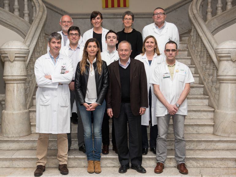 Equip de l'Hospital Clínic que ha investigat la relació entre els trastorns de son i el Parkinson