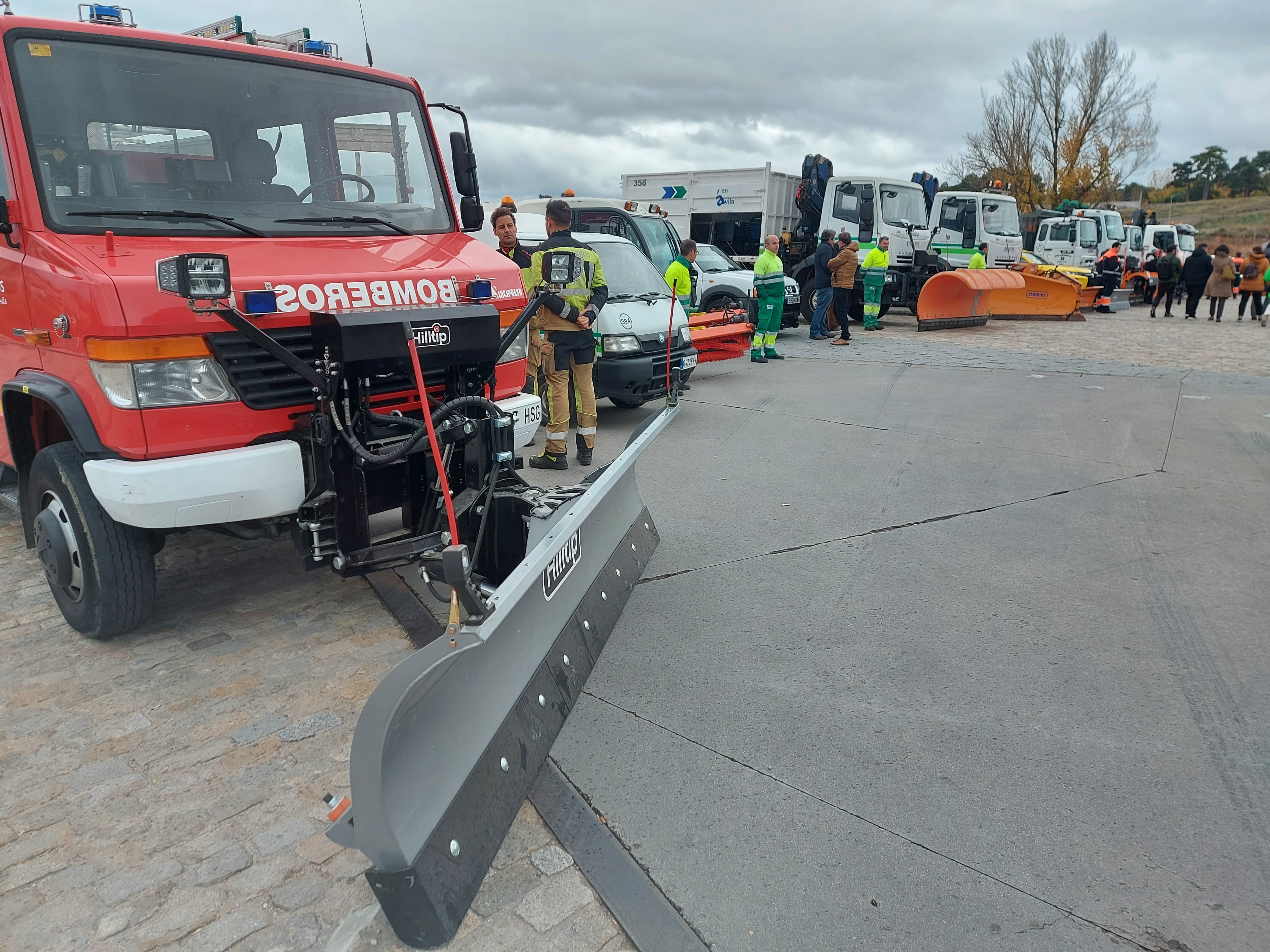 Algunos de los medios que integran el plan de vialidad invernal