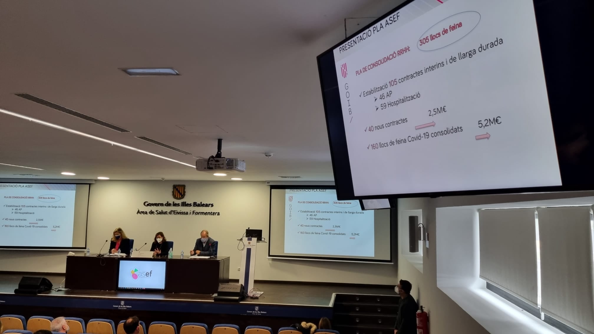 Crecen los contratos en el Área de Salud