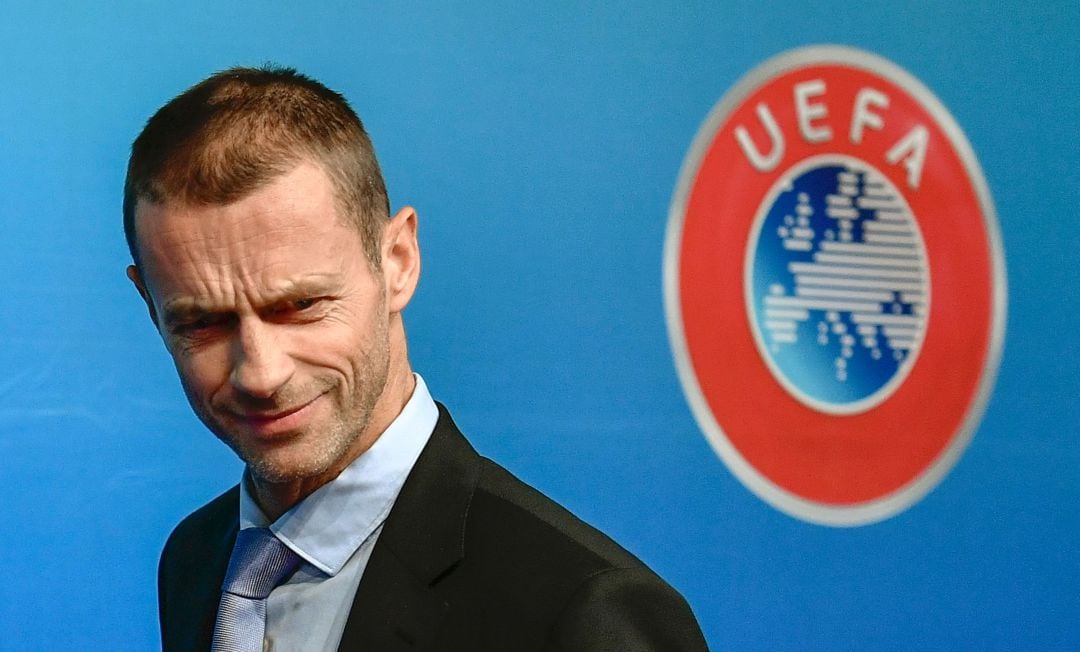 El presidente de la UEFA Aleksander Ceferín (imagen de archivo)