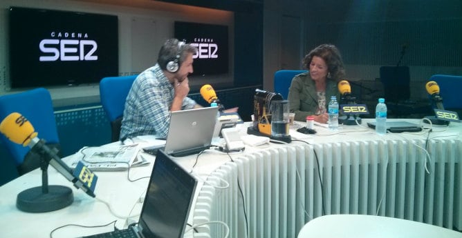 Ana Botella durante su entrevista con Frank Blanco en el programa &#039;A vivir Madrid&#039;