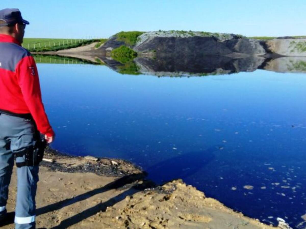 Policía Foral investiga un vertido al río Aragón que afecta a la fauna piscícola